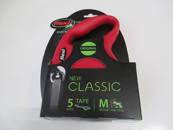 FLEXI CLASSIC TAŚMA M -5m do 25kg CZERWONA