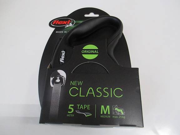 FLEXI CLASSIC TAŚMA M -5m do 25kg CZARNA