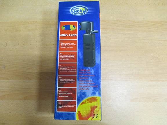 FILTR WEWN. AQUA NOVA 1200L/h 200L