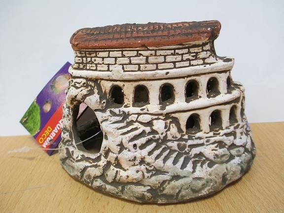OZDOBA RUINY ŚREDNIE AMFITEATR 12,5x8x7,5cm