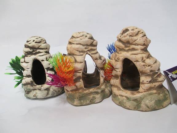 OZDOBA JASKINIA MAŁA 9x7cm
