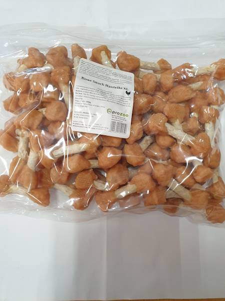 P.XL 1kg BONE SNACK-hantelki z kurczakiem