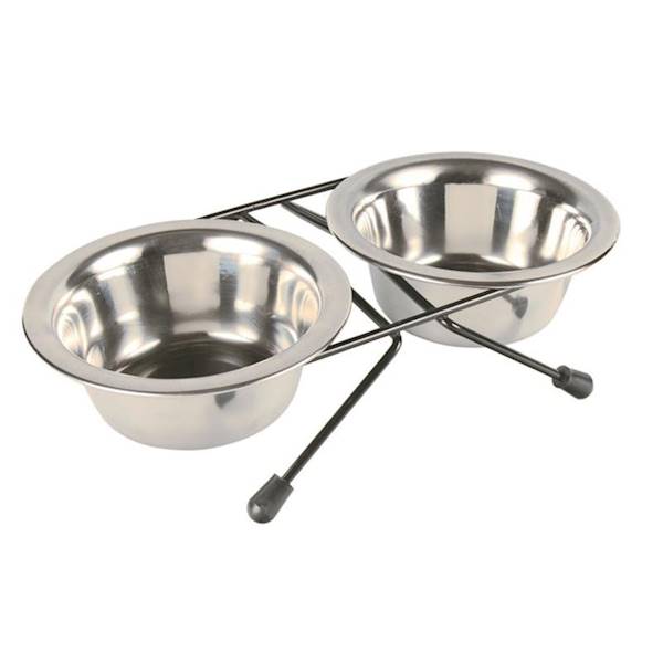 STOJAK Z MISKAMI 0,47L (13,5cm)