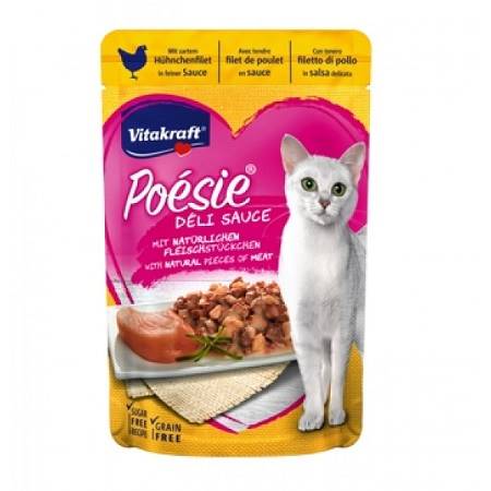 VITAKRAFT POESIE KURCZAK 85G/KOT SASZ.