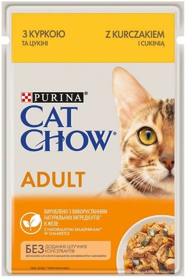 PURINA CAT CHOW 85 g kurczak/cukinia *