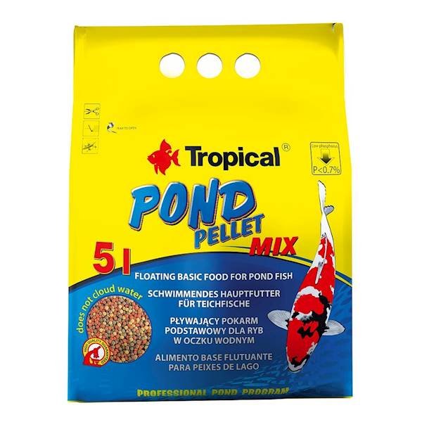 KOI 5L/650g PELLET MIX /TROPICAL-WOREK