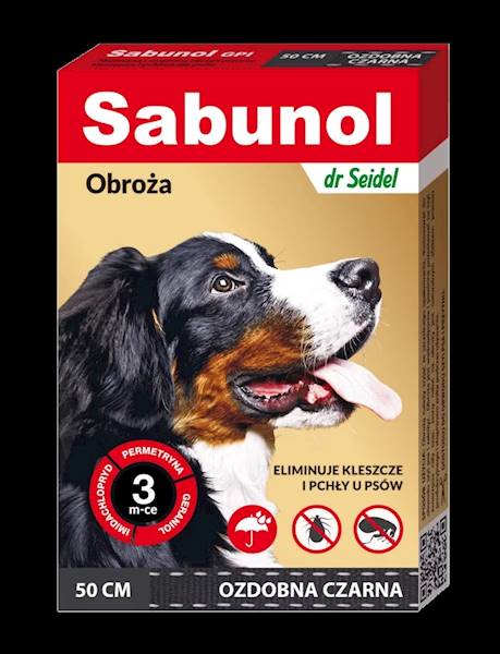 SABUNOL OBROŻA p/p 50cm ozdobna czarna