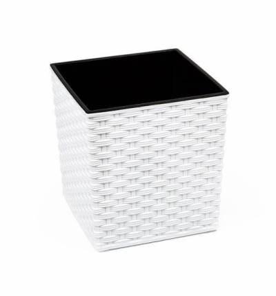 DONICA JUKA 400x400 RATTAN BIAŁY