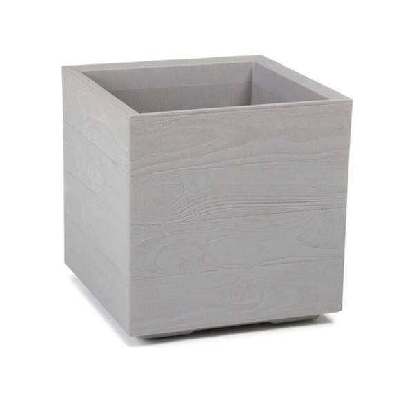 KWIETNIK KARO 400x400x400 BETON RECYCLED SZARY