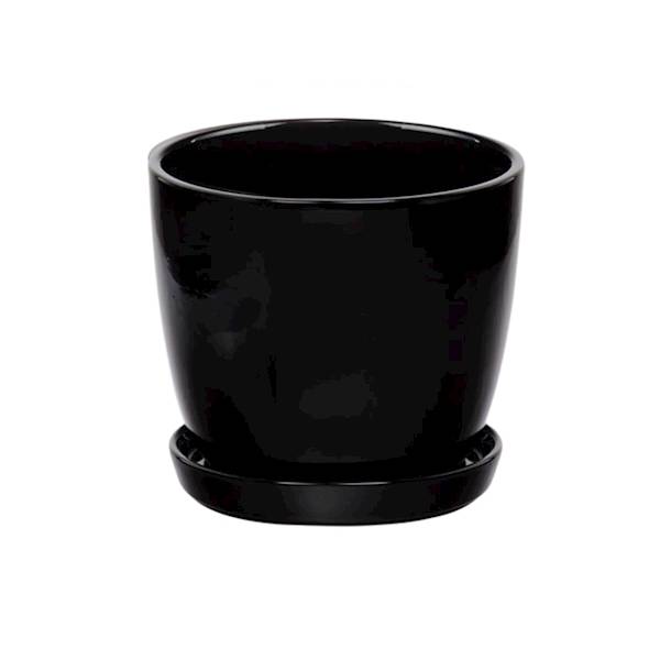 15.008.30 DONICA Z PODST.- CZARNA