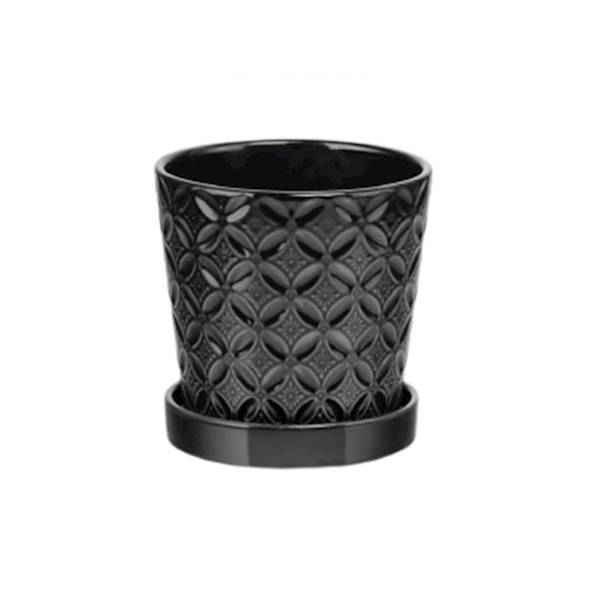 15.022.15 DONICA Z PODST.- CZARNA