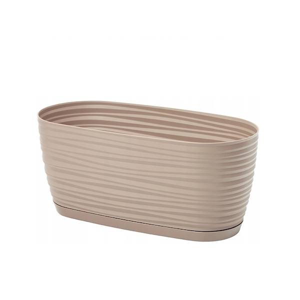 SKRZYNKA SAHARA PETIT Z PODSTAWKĄ 27 SZAROBEŻOWY