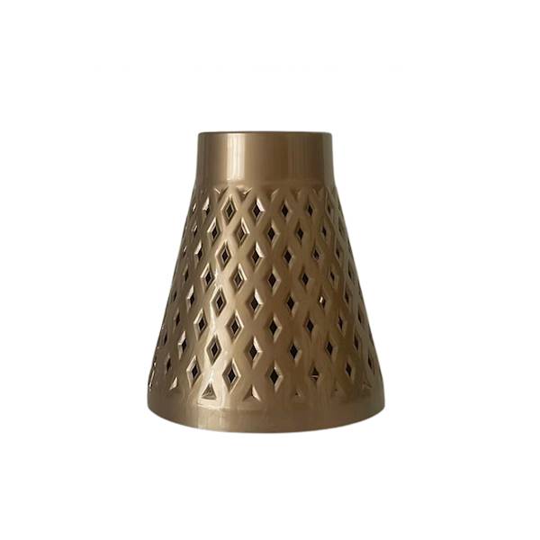 FLAKON AŻUR NOWY 12/25cm złoty