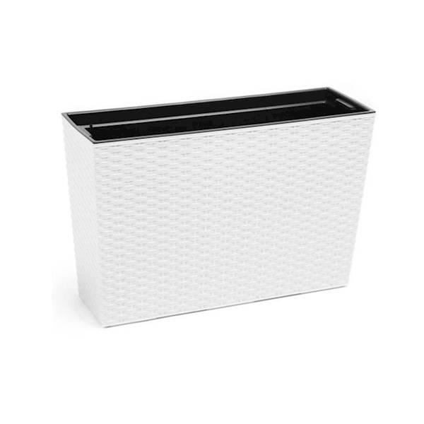 KWIETNIK WERBENA RATTAN 190x560 BIAŁY