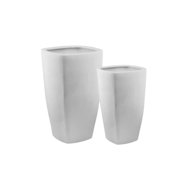 01.501. 57/61 KPL 2SZT.  DONICA CAMILA BIAŁA