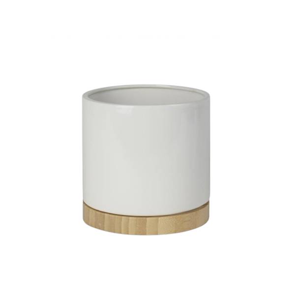 02.667.16 CYLINDER BAMBOO WHITE