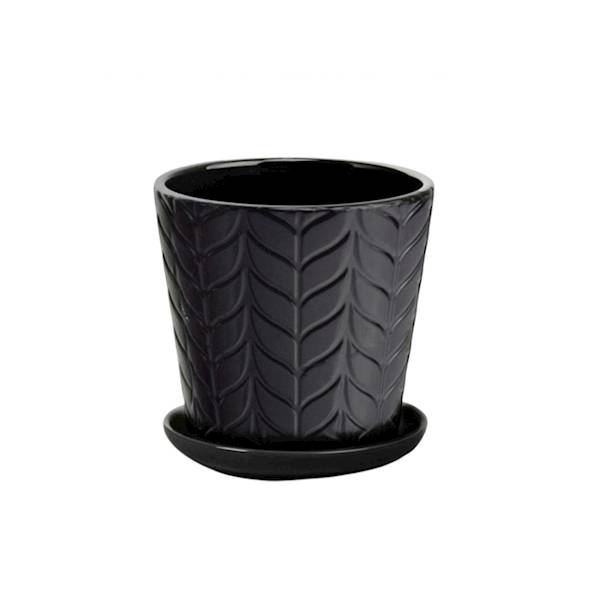 03.128.16 DONICA Z PODST. BLACK