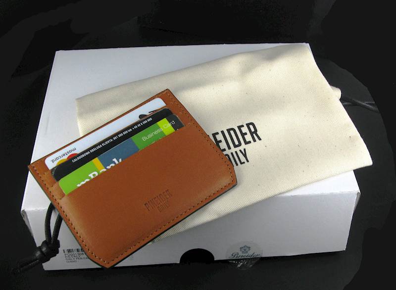PINEIDER-DAILY CARD HOLDER- BRĄZ-CUOIO