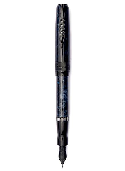 PINEIDER-PIÓRO LGB ROCK STILO-BLACK-TRIMS-BLUE
