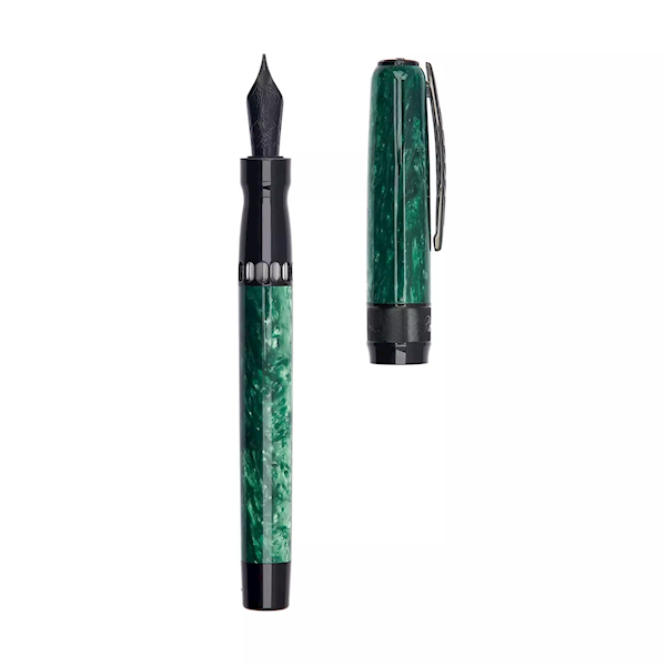 PINEIDER-PIÓRO LGB ROCK STILO-BLACK-TRIMS-GREEN