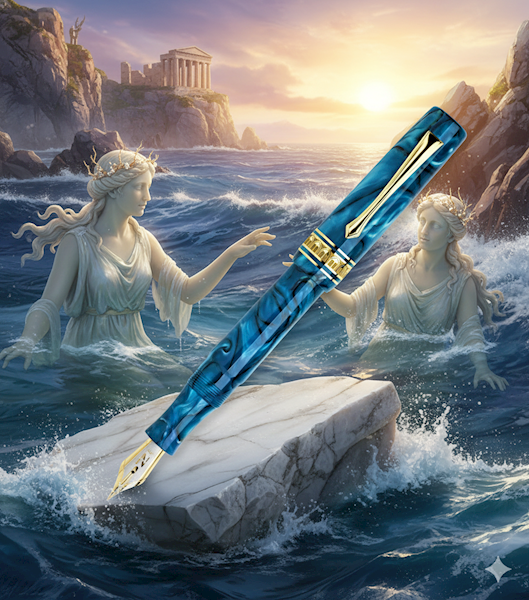 NETTUNO-PIÓRO N-E 2.0 THALASSA GOLD TRIMS