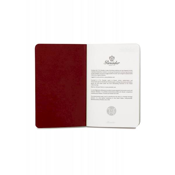 PINEIDER-NOTES QUADERNO JAZZ- 9X14 80P-80GW-ROSSO