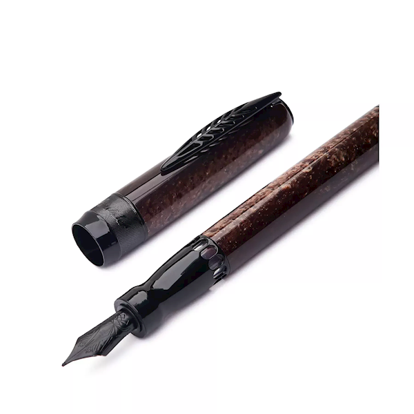PINEIDER-PIÓRO LGB ROCK STILO-BLACK-TRIMS-BROWN