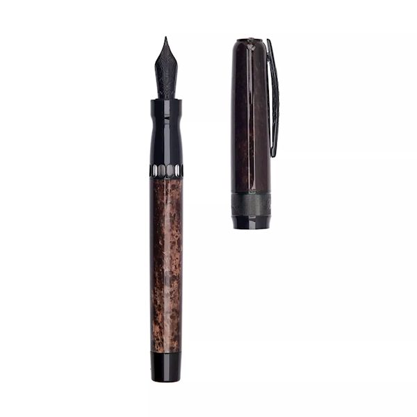 PINEIDER-PIÓRO LGB ROCK STILO-BLACK-TRIMS-BROWN