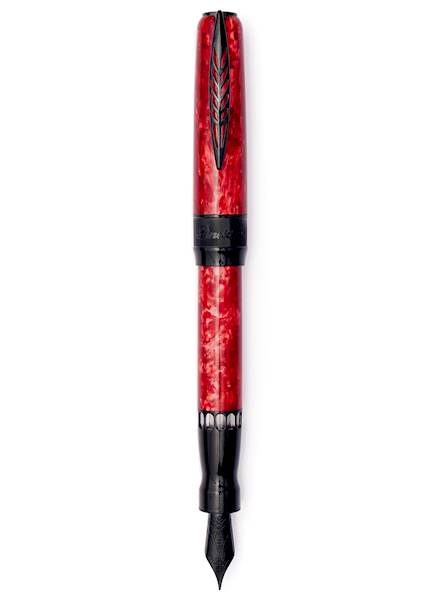 PINEIDER-PIÓRO LGB ROCK STILO-BLACK-TRIMS-RED