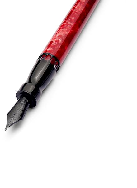 PINEIDER-PIÓRO LGB ROCK STILO-BLACK-TRIMS-RED