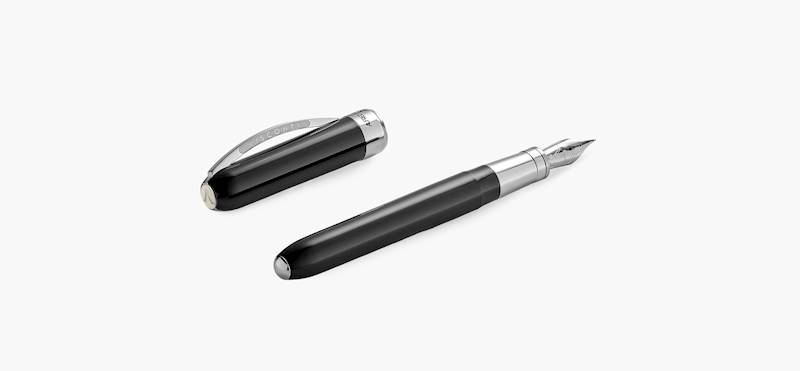 VISCONTI-PIÓRO"KP64-01-FP" HITCHCOCK BLACK