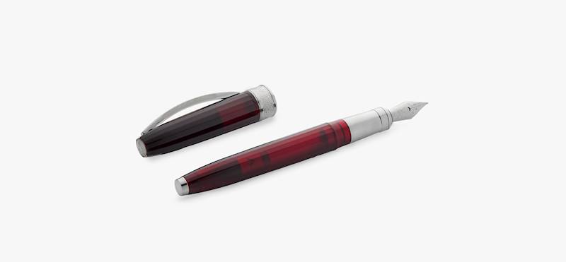VISCONTI-PIÓRO "KP67-02"-FP MICHELANGELO RED
