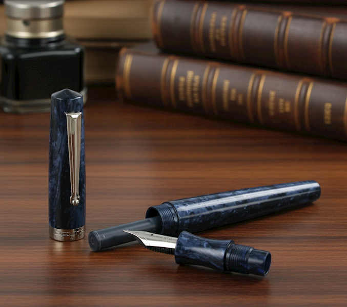 DELTA-PIÓRO INTESA PETROL BLUE SILVER TRIMS STEEL 