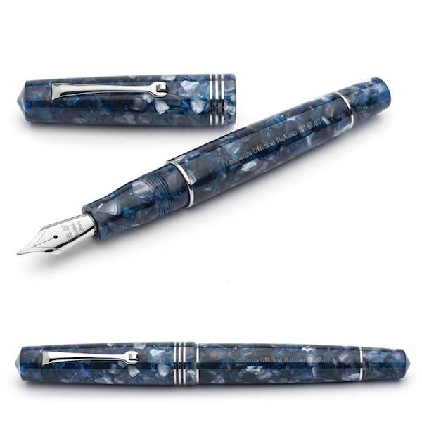 LEONARDO-PIÓRO "MZ" BLUE SORRENTO,RHOD TRIMS,STEEL