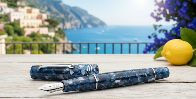 LEONARDO-PIÓRO "MZ" BLUE SORRENTO,RHOD TRIMS,STEEL