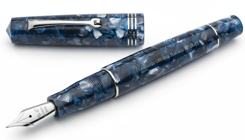 LEONARDO-PIÓRO "MZ" BLUE SORRENTO,RHOD TRIMS,STEEL