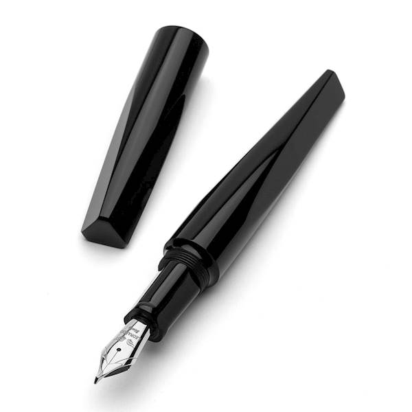 LEONARDO-PIÓRO ESSENZA POLIEDRICA BLACK STEEL NIB