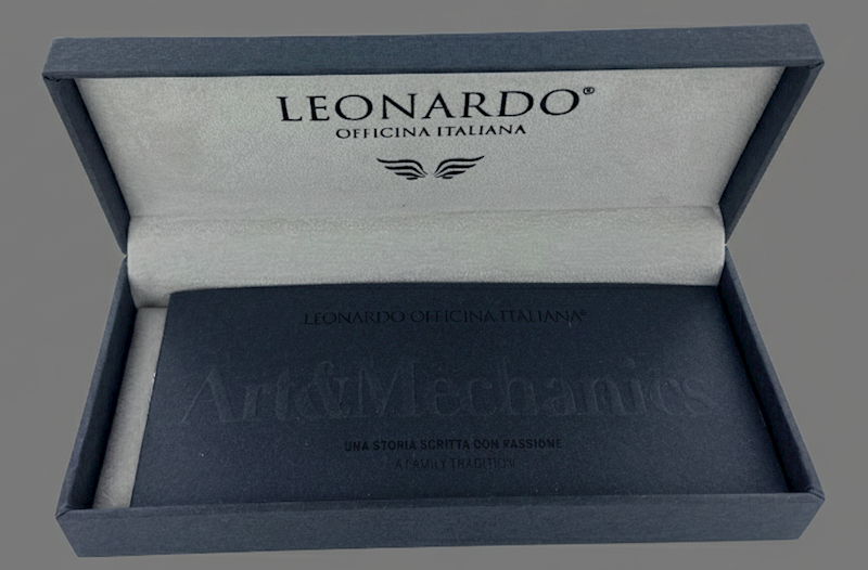 LEONARDO-PIÓRO ESSENZA POLIEDRICA BLACK STEEL NIB