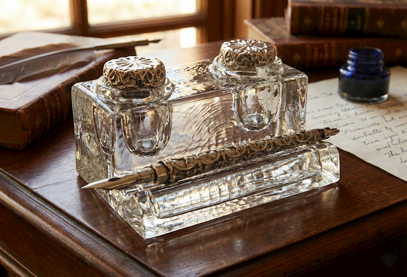 RUBINATO-ZESTAW DO PISANIA Z KAŁAMARZEM SZKLANYM