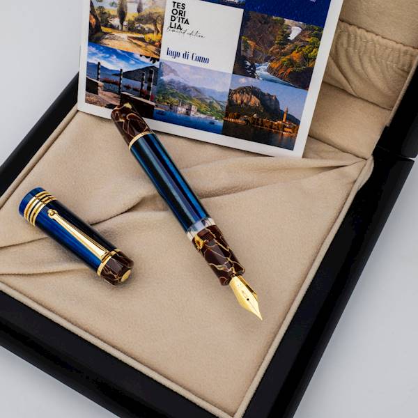 DELTA-PIÓRO"LAGO DI COMO", CELLULOID L.E.88, 14KT 