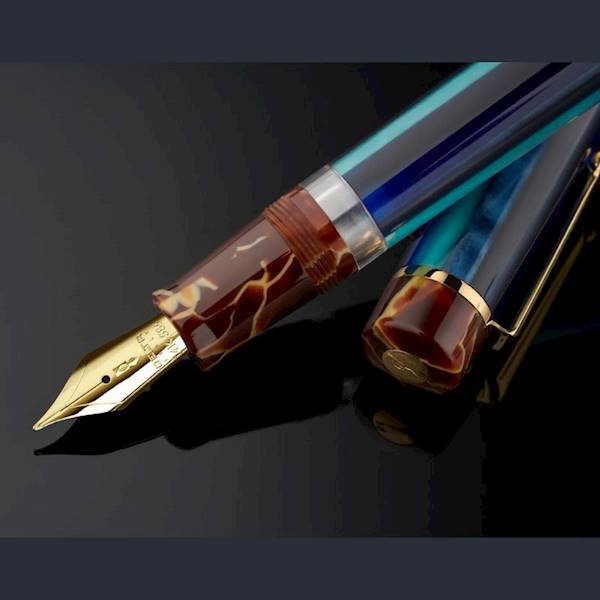 DELTA-PIÓRO"LAGO DI COMO", CELLULOID L.E.88, 14KT 