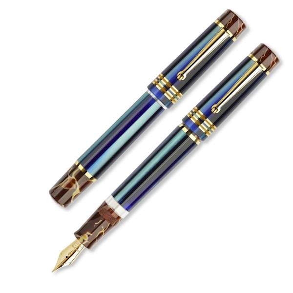 DELTA-PIÓRO"LAGO DI COMO", CELLULOID L.E.88, 14KT 