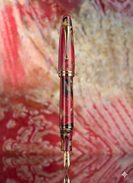 MAIORA PIÓRO GOLDEN RULE STEEL NIB GOLD TRIMS