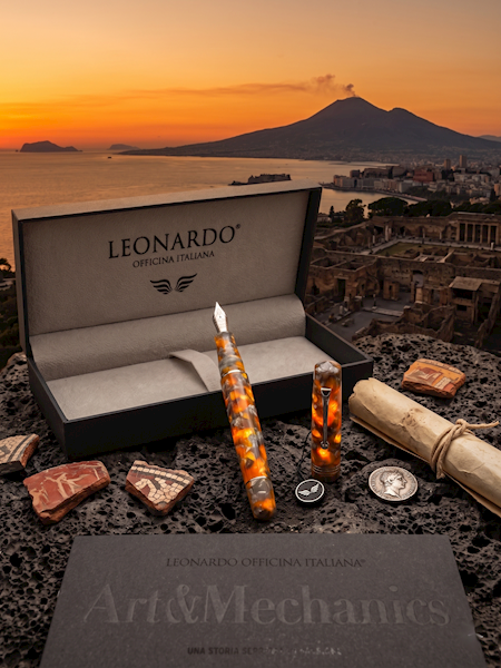LEONARDO-PIÓRO "MZ" LAVA AND ASH  SILVER TRIMS