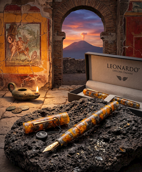 LEONARDO-PIÓRO "MZ" LAVA AND ASH GOLD TRIMS