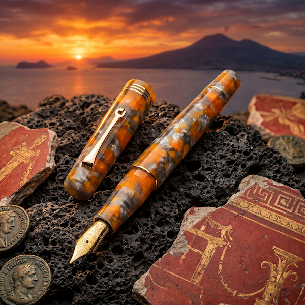 LEONARDO-PIÓRO "MZ" LAVA AND ASH GOLD TRIMS