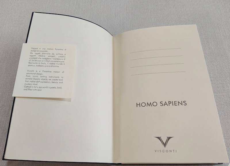 VISCONTI KQ06-DIARY HOMO SAPIENS 145X210mm