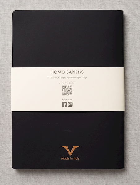 VISCONTI KQ05-NOTEBOOK HOMO SAPIENS 210X297mm 