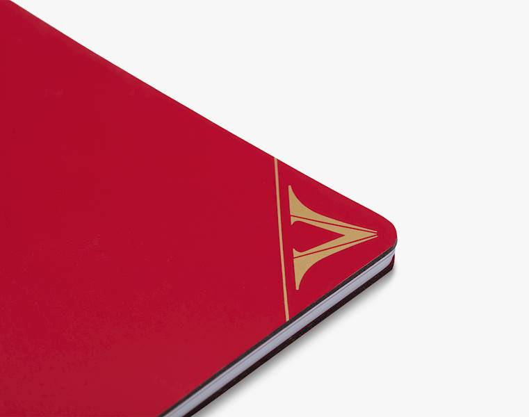 VISCONTI KQ01-NOTEBOOK RED 90X140mm