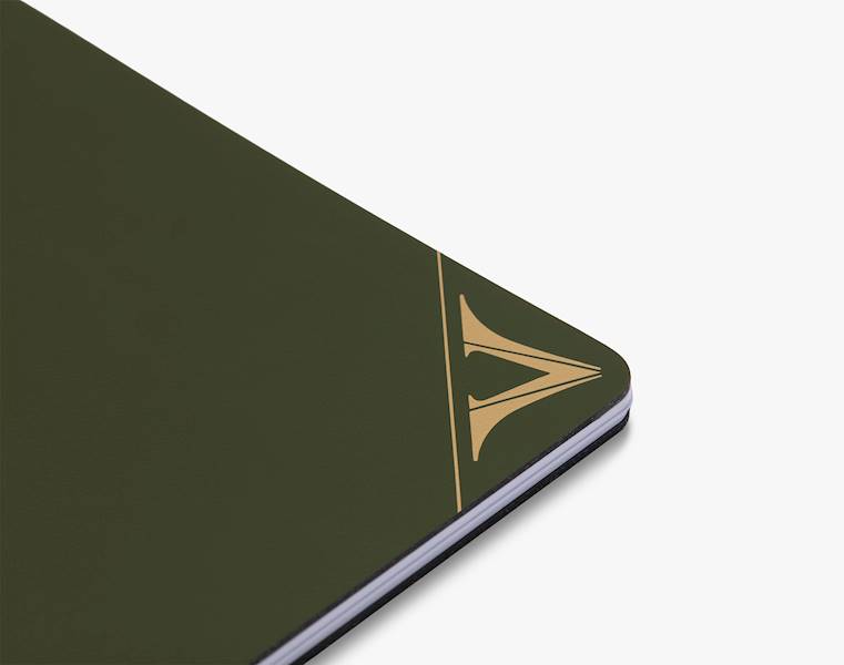 VISCONTI KQ01-NOTEBOOK GREEN 90X140mm